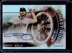 Chris Sale Baseball Cards 2018 Topps Finest Hour Autographs Prices