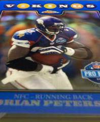 Adrian Peterson [Blue Refractor] #TC133 Football Cards 2008 Topps Chrome Prices