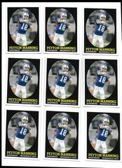 Peyton Manning #13 Football Cards 2007 Topps Turn Back the Clock Prices