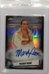 Mandy Rose [Black Refractor] Wrestling Cards 2021 Topps Chrome WWE Autographs Prices