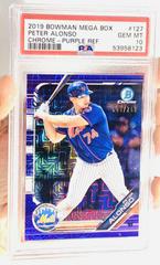 Peter Alonso [Purple Refractor] #127 Baseball Cards 2019 Bowman Mega Box Chrome Prices