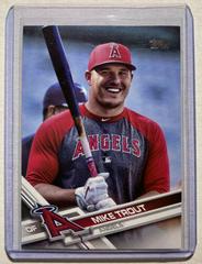 Mike Trout [Holding Bat] Baseball Cards 2017 Topps Prices