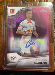 Dani Olmo [Pink] Soccer Cards 2022 Topps Chrome Bundesliga Autographs Prices