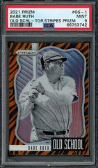 Babe Ruth [Tiger Stripes Prizm] #OS-1 Baseball Cards 2021 Panini Prizm Old School Prices