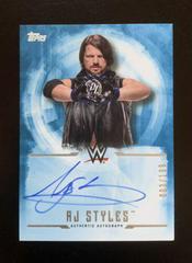 AJ Styles #UA-AS Wrestling Cards 2017 Topps WWE Undisputed Autographs Prices