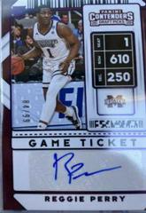 Reggie Perry [Purple Autograph] Basketball Cards 2020 Panini Contenders Draft Picks Prices