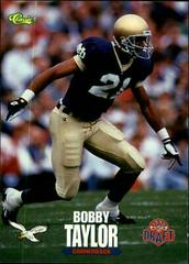 Bobby Taylor #63 Football Cards 1995 Classic NFL Rookies Prices