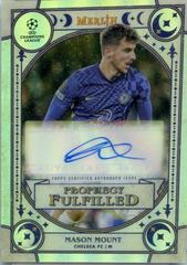 Mason Mount #A-MM Soccer Cards 2021 Topps Merlin Chrome UEFA Autographs Prices