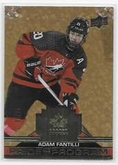 Adam Fantilli [Gold Dots] Hockey Cards 2022 Upper Deck Team Canada Juniors Prices