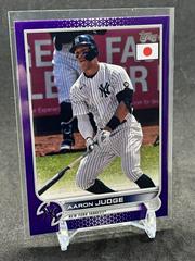 Aaron Judge [Purple] #35 Baseball Cards 2022 Topps Japan Edition Prices