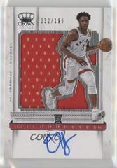 OG Anunoby [Autograph Relic] #227 Basketball Cards 2017 Panini Crown Royale Prices