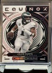 Jalen Hurts [Red Electric Etch] #20 Football Cards 2023 Panini Obsidian Equinox Prices