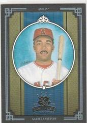 Garret Anderson [Materials Framed Red] Baseball Cards 2005 Donruss Diamond Kings Prices