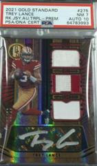 Trey Lance [Rookie Jersey Autograph Triple] #275 Football Cards 2021 Panini Gold Standard Prices