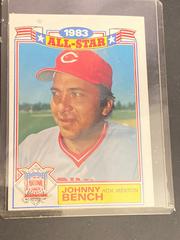 Johnny Bench #22 Baseball Cards 1984 Topps All Star Glossy Set of 22 Prices