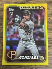 Nick Gonzales [Yellow Foil] #168 Baseball Cards 2024 Topps Prices
