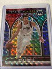 Luka Doncic #2 Basketball Cards 2021 Panini Mosaic Stained Glass Prices