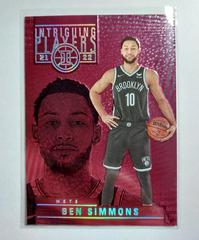 Ben Simmons [Pink] #3 Basketball Cards 2021 Panini Illusions Intriguing Players Prices