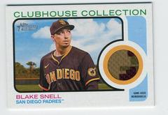 Blake Snell #CCR-BS Baseball Cards 2022 Topps Heritage Clubhouse Collection Relics Prices