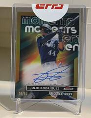 Julio Rodriguez [Gold] #FMA-JR Baseball Cards 2023 Topps Finest Moments Autographs Prices