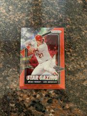 Mike Trout [Red Wave Prizm] #SG-1 Baseball Cards 2020 Panini Prizm Star Gazing Prices