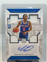 Immanuel Quickley Basketball Cards 2020 Panini Chronicles Rookie Cornerstones Prices