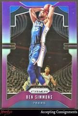 Ben Simmons [Purple Prizm] Basketball Cards 2019 Panini Prizm Prices
