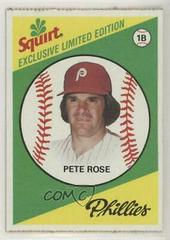Pete Rose Baseball Cards 1981 Squirt Prices