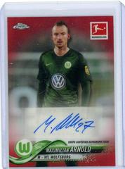Maximilian Arnold [Autograph Red Refractor] Soccer Cards 2018 Topps Chrome Bundesliga Prices
