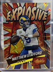 Matthew Stafford #E4 Football Cards 2022 Panini Absolute Explosive Prices