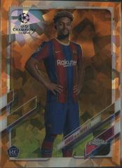 Konrad de la Fuente [Orange] Soccer Cards 2020 Topps Chrome UEFA Champions League Sapphire Prices
