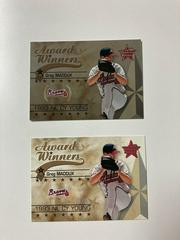 Greg Maddux #277 Baseball Cards 2002 Leaf Rookies & Stars Prices