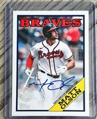 Matt Olson #88BA-MO Baseball Cards 2023 Topps Silver Pack 1988 35th Anniversary Autographs Prices