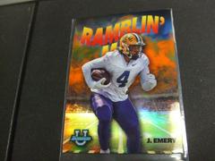 John Emery [Orange] Football Cards 2022 Bowman Chrome University Ramblin Man Prices