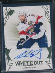 Aaron Ekblad [Gold] #WO-AE Hockey Cards 2022 SPx White Out Autographs Prices