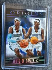 Carmelo Anthony / Allen Iverson #22 Basketball Cards 2023 Panini Origins Roots of Greatness Prices