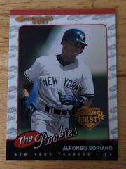 Alfonso Soriano [Baseball's Best Bronze] #R100 Baseball Cards 2001 Donruss Rookies Prices