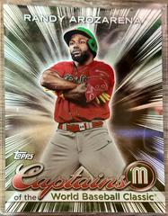 Randy Arozarena #CC-15 Baseball Cards 2023 Topps World Captains of the Classic Prices