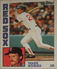 Wade Boggs #30 Baseball Cards 1984 Topps Tiffany Prices
