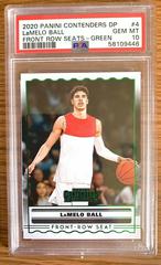 LaMelo Ball [Green] #SS-4 Basketball Cards 2020 Panini Contenders Draft Picks Front Row Seat Prices