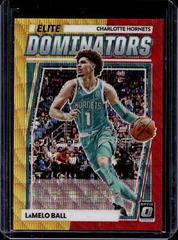 LaMelo Ball [Red Gold Wave] #11 Basketball Cards 2022 Panini Donruss Optic Elite Dominators Prices