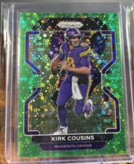 Kirk Cousins [Neon Green Prizm] #128 Football Cards 2021 Panini Prizm No Huddle Prices