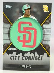 Juan Soto [Black] Baseball Cards 2023 Topps City Connect Commemorative Patch Prices