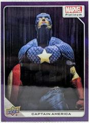 Captain America [Purple Rainbow] Marvel 2023 Upper Deck Platinum Prices