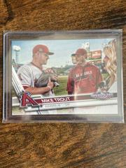 Mike Trout [Holding Puppy] #75 Baseball Cards 2017 Topps Opening Day Prices