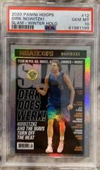 Dirk Nowitzki [Winter Holo] #12 Basketball Cards 2020 Panini Hoops SLAM Prices