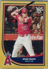 Mike Trout [Players in Dugout Gold] #150 Baseball Cards 2018 Topps Big League Prices