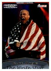 Kurt Angle #86 Wrestling Cards 2008 TriStar TNA Cross the Line Prices