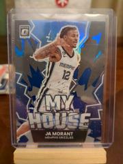 Ja Morant [Blue] #18 Basketball Cards 2022 Panini Donruss Optic My House Prices