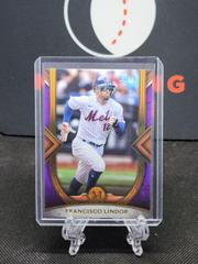 Francisco Lindor [Amethyst] #15 Baseball Cards 2022 Topps Museum Collection Prices
